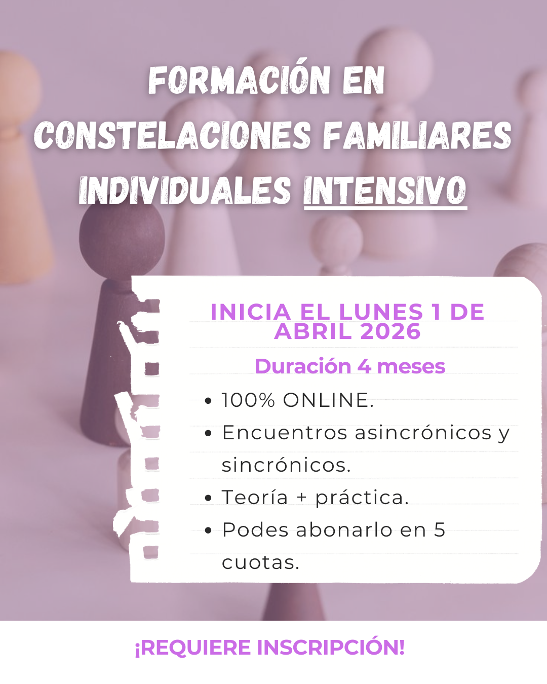 FORMACIÓN EN CONSTELACIONES FAMILIARES INDIVIDUALES INTENSIVO - Image 2